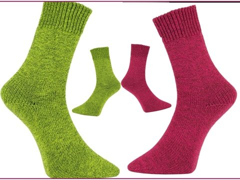 Socken gestrickt in Größe: 38/39 (40/41) 42/43