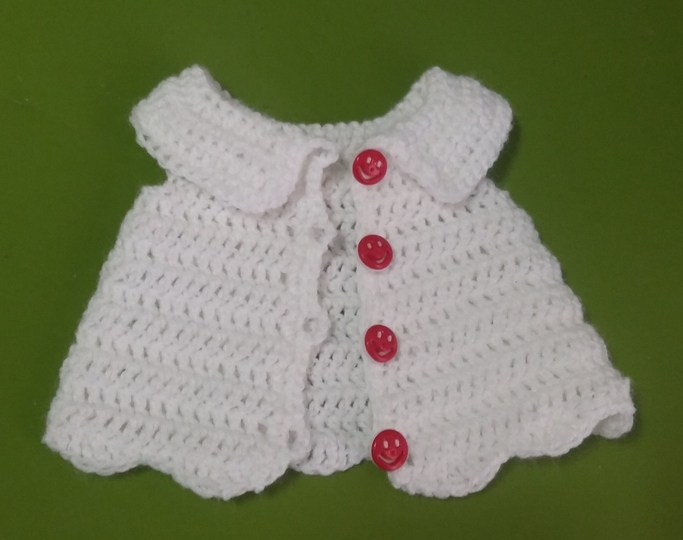 Häkelanleitung Puppenkleidung, für Gustav das Gespenst