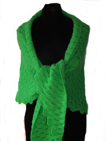 Sparset / 2 Strickanleitungen Dreieckstuch Malatinas Jafinela