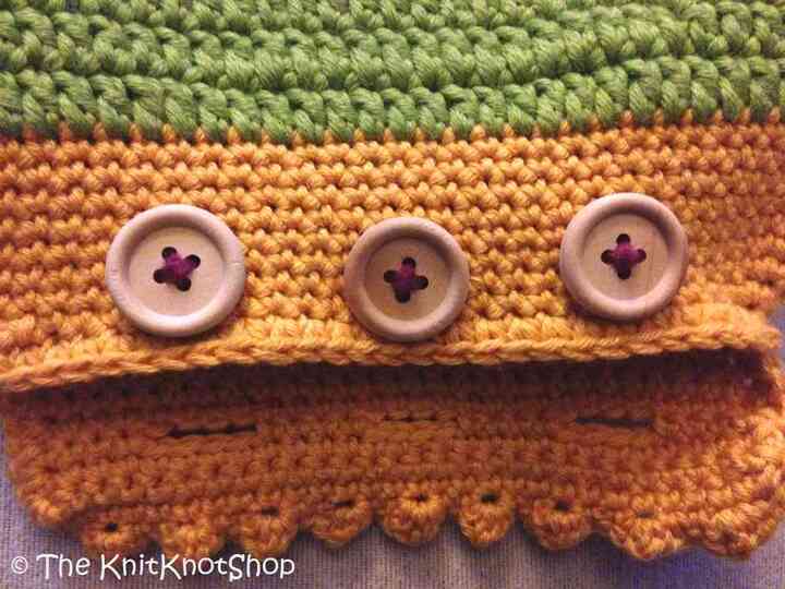 Häkelanleitung Wärmflaschenbezug "Stripes"