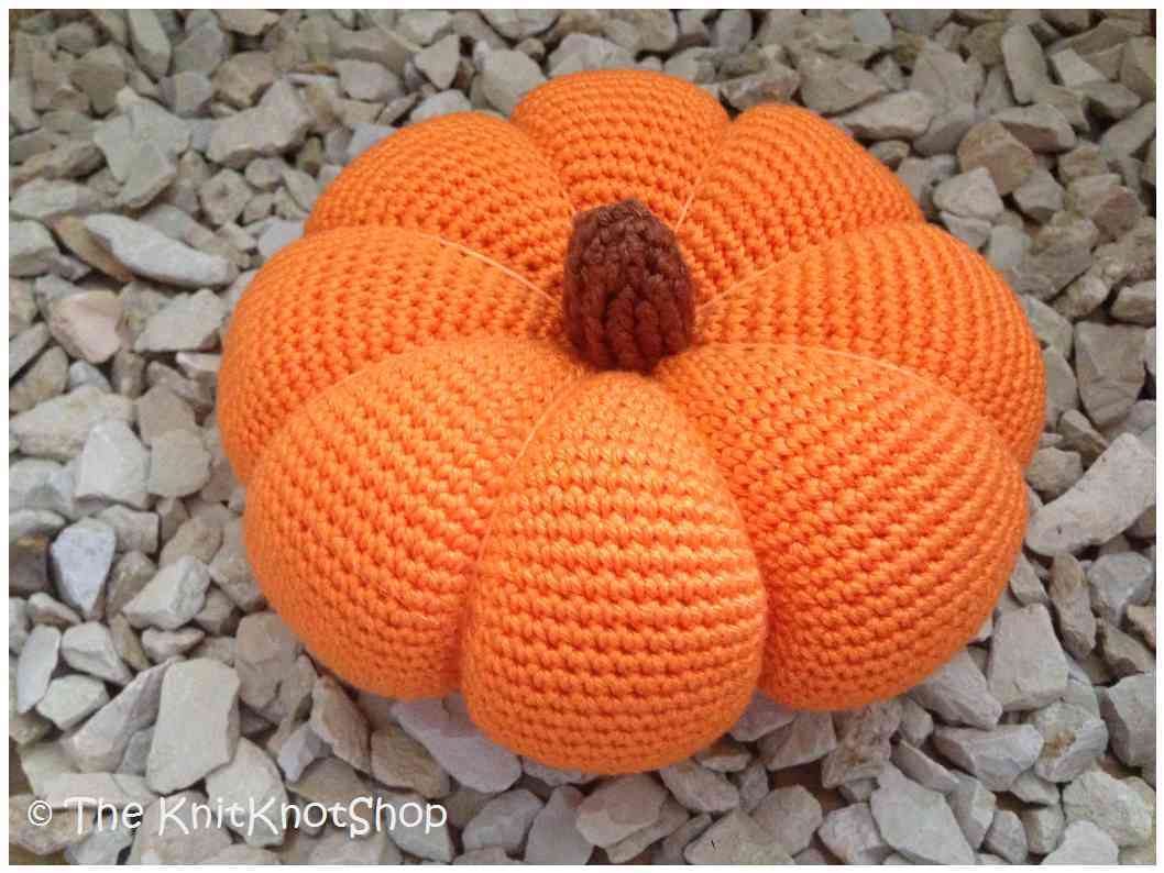 Häkelanleitung Kürbis Halloweenkürbis "Pumpkin" - Bild 3