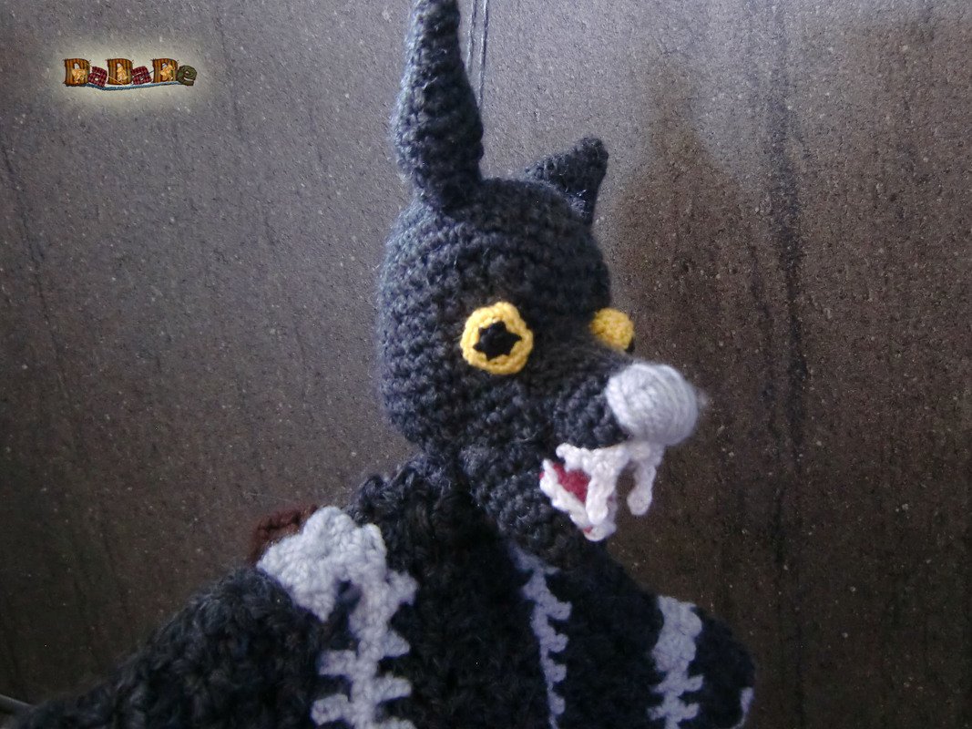 Beleuchtung, Fledermaus Flexa, die gruselige Halloween Dekoration, eine Häkelanleitung von Dadade - Bild 8