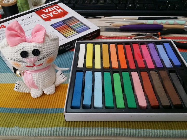 Amigurumi " Weiße Miautzi " 8 cm Groß