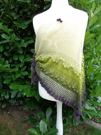 Strickanleitung Dreieckstuch "Olivapace"