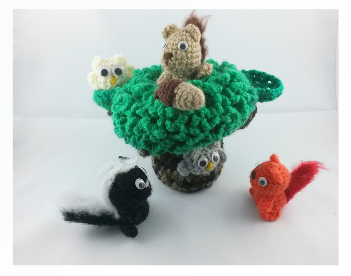 Spielbaum - Häkelanleitung