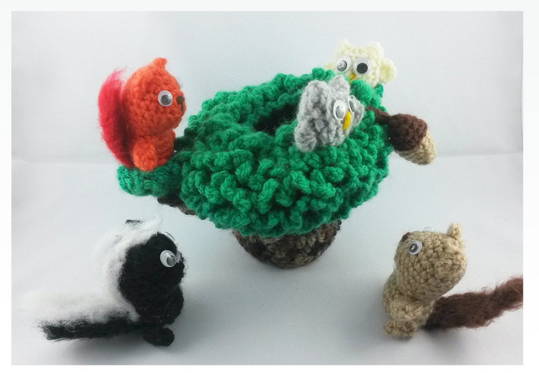 Spielbaum - Häkelanleitung