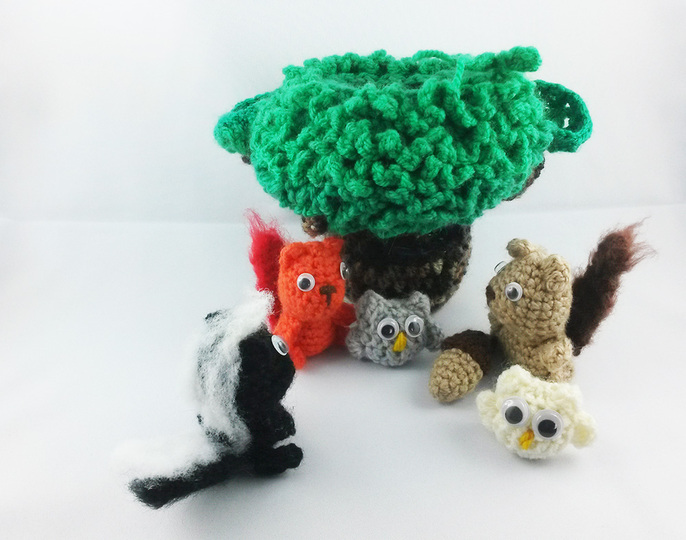 Spielbaum - Häkelanleitung