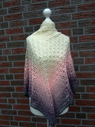 Häkelanleitung Dreieckstuch Fleur