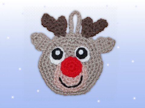 Häkelanleitung Adventskalender Beutel Rentier