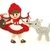Red Riding Hood Crochet Applique Pattern