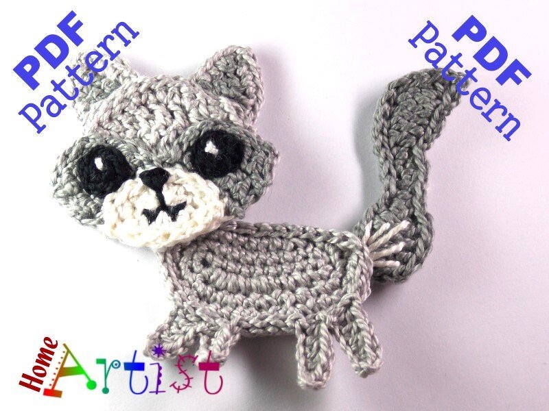 Wolf Crochet Applique Pattern - Image 2