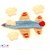 Jet aircraft crochet Applique Pattern