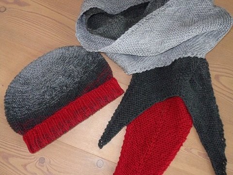 Strickanleitung für den Mann "Krampusschal und Mütze"