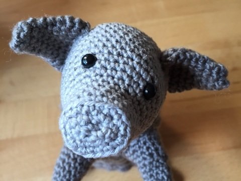 Häkelanleitung für ein Woll - Schwein