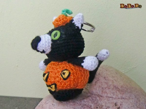 RAIDIN Halloween Schlüsselanhänger - Schwarze Kat Produktbild-Vorschau 5