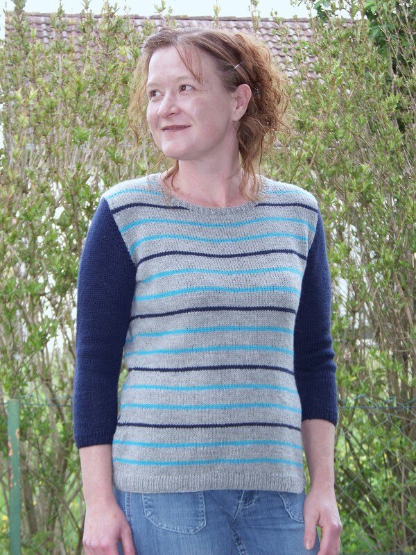 Strickanleitung Pullover "Stripes" - Bild 5