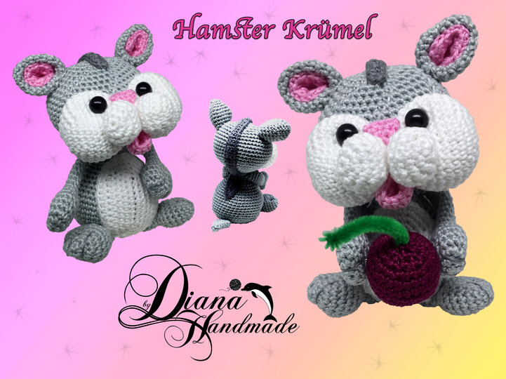 Hamster Krümel  Häkelanleitung