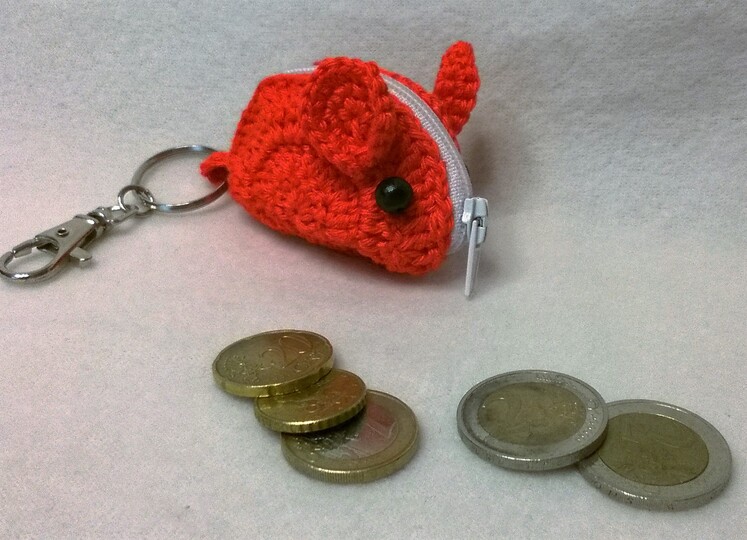 Häkelanleitung für eine Groschenmaus - einfach - schnell- verschenkbar und Retro :-)