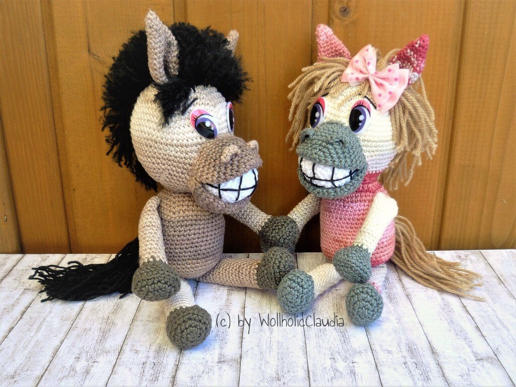 Häkelanleitung Pferd  "crazy Horse" - Bild 2