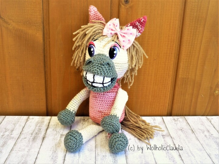 Häkelanleitung Pferd  "crazy Horse"