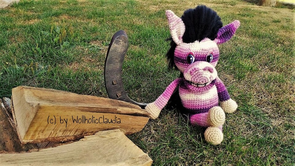 Häkelanleitung Pferd  "crazy Horse"