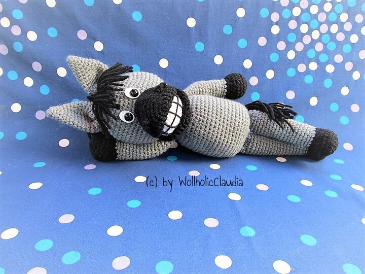 Häkelanleitung Pferd  "crazy Horse"