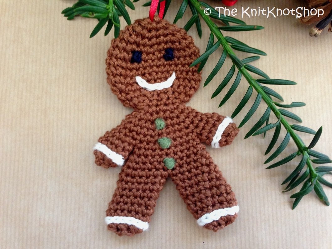 Häkelanleitung Weihnachtsgebäck - Lebkuchenmann - Zuckerstange - Kekse - Bild 2