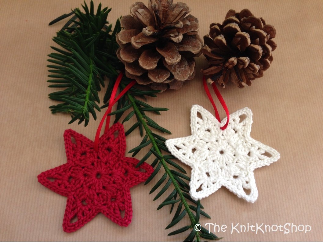 Crochet Pattern Christmasornament Star 1