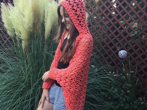 Häkelanleitung Jacke "Luna" - alle Größen