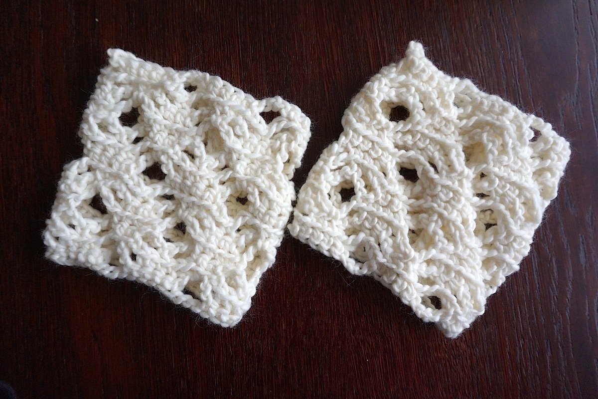 Infinity scarf & boot cuffs Rita crochet pattern - Image 3