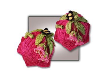 Pink Lily Hat (Birth to Teen plus)