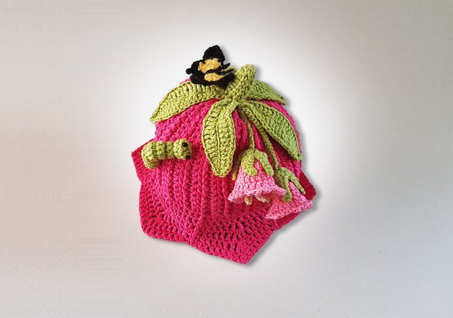 Pink Lily Hat (Birth to Teen plus)