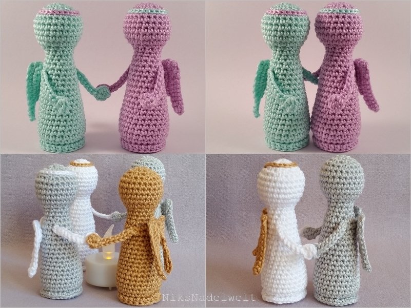 Häkelanleitung - kleiner Engel-Schutzengel - Bild 2