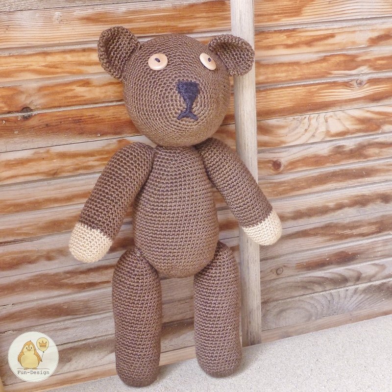 Teddy Gustav, Häkelanleitung - Bild 3