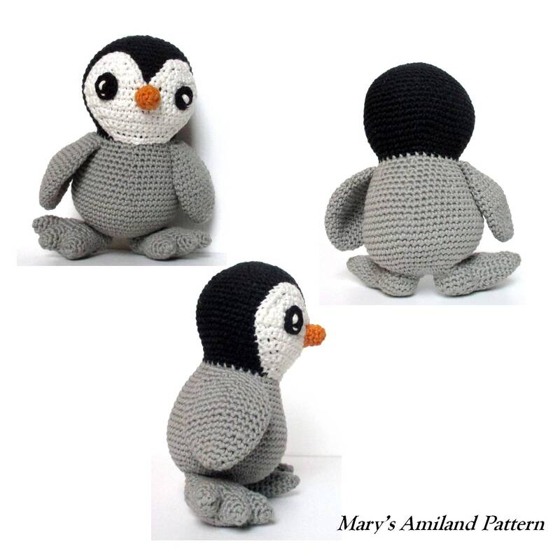 Caesar Baby Penguin The Ami - Amigurumi Crochet Pattern - Image 2