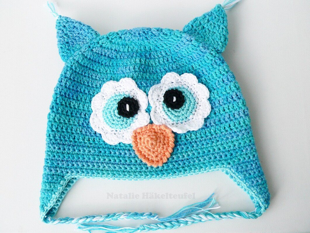 Einfache Eulenmütze, Ku 40-56 cm