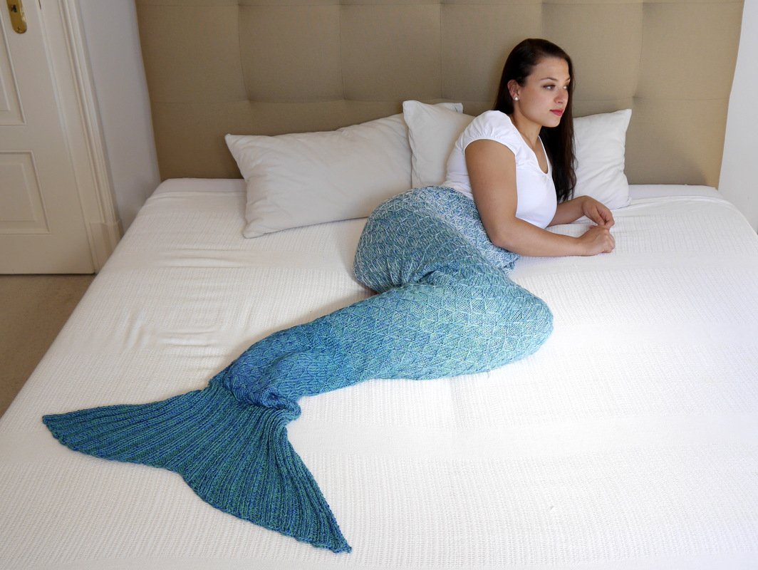 Knitting Pattern - Mermaid Blanket - No.148E - Image 6