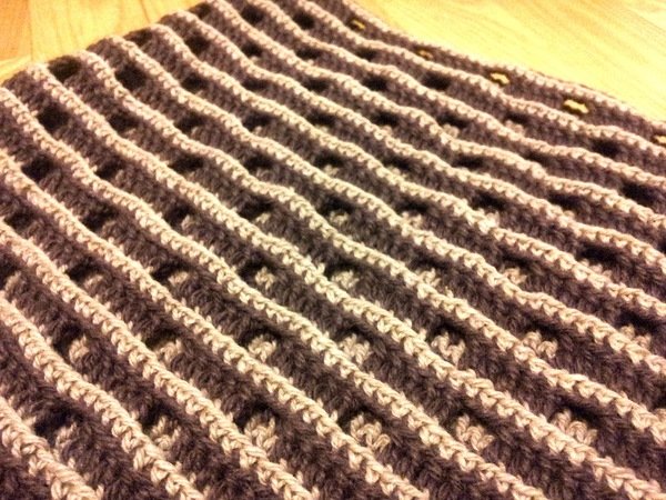 Infinity scarf Marius crochet pattern