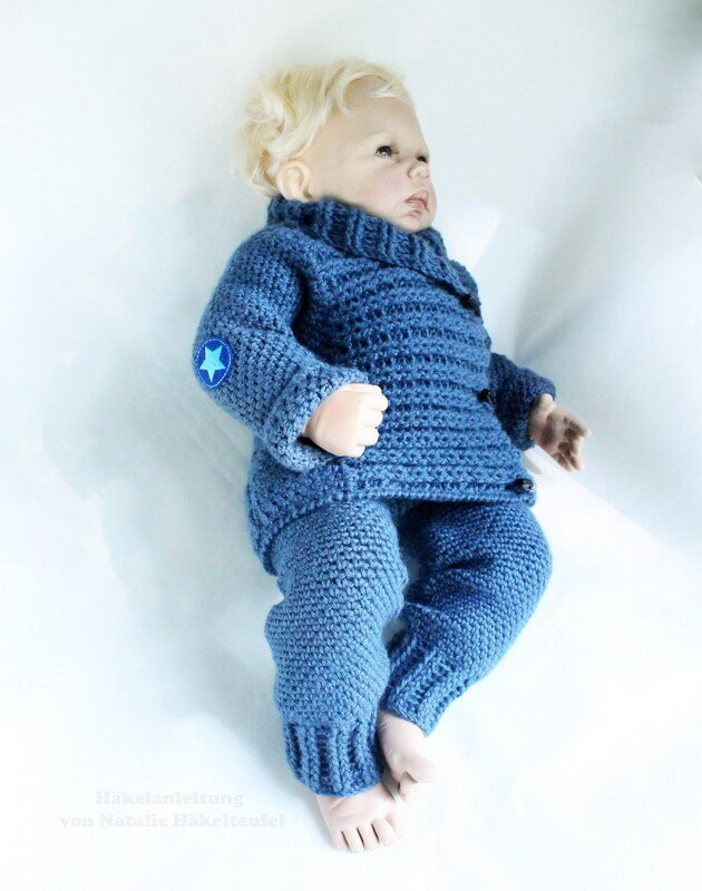 PDF-Set 2 in 1: Kinderjacke & Hose "Denim", Gr. 50-116 - Bild 3