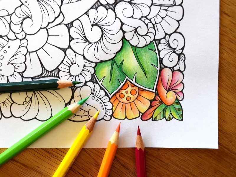 2 handgezeichnete Ausmalmotive zum Ausdrucken (DIN A4)