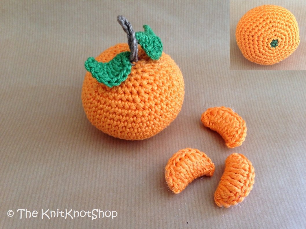 PDF Häkelanleitung Obst Clementine - Mandarine