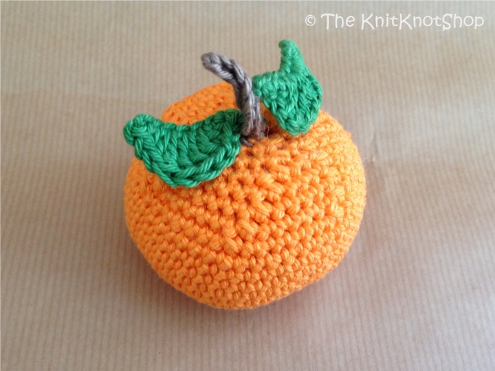 Häkelanleitung Obst Clementine - Mandarine