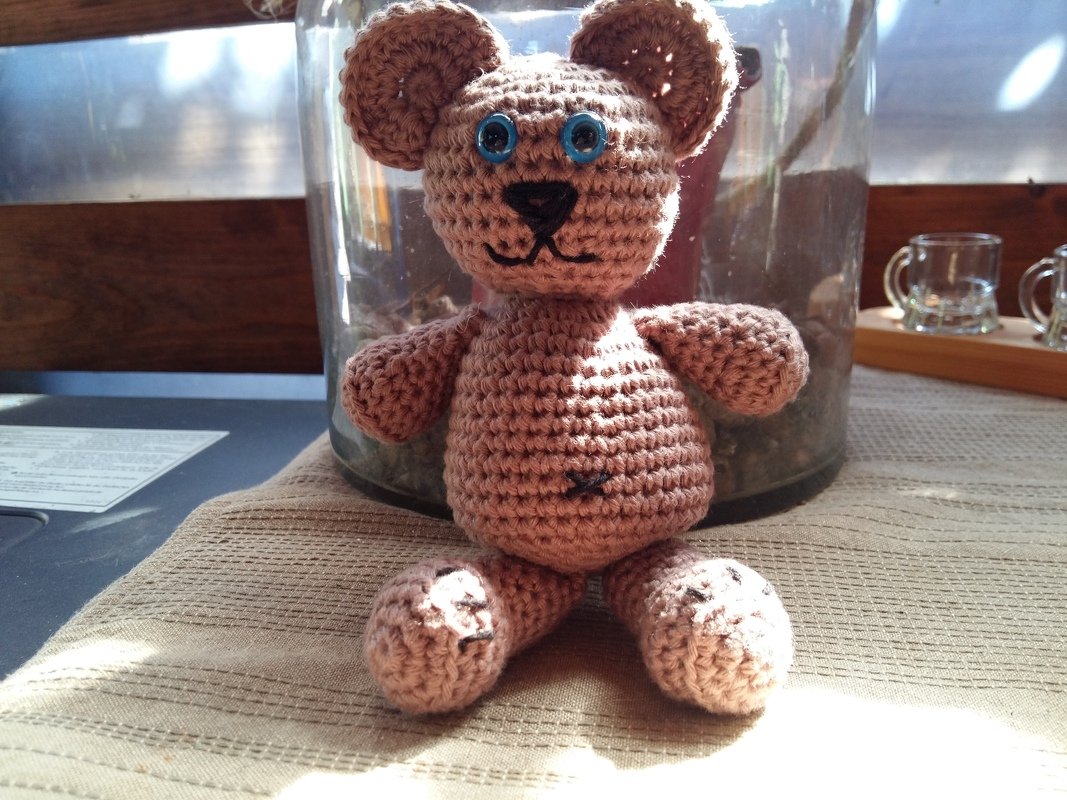 Teddy Bruno / Amigurumi/ gehäkelt - Bild 3