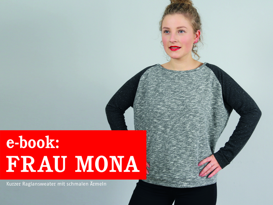 FrauMona - Raglansweater mit Fledermausarm XS-L