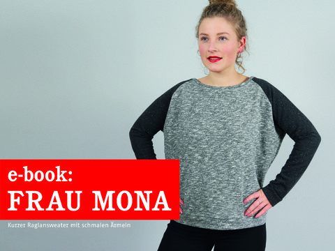 FrauMona - Raglansweater mit Fledermausarm XS-L