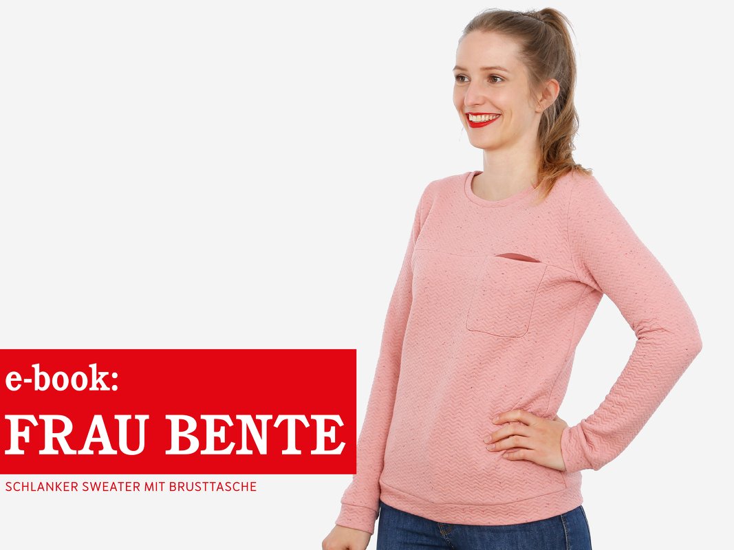 FrauBente - Sweatshirt mit Brusttasche XS-XXL