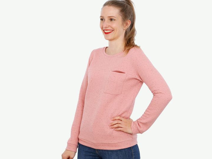 FrauBente - Sweatshirt mit Brusttasche XS-XXL