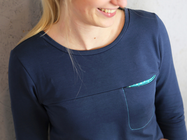 FrauBente - Sweatshirt mit Brusttasche XS-XXL