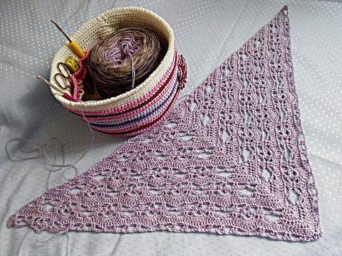 Häkelanleitung Bobbel oder Wollkörbchen