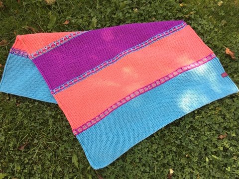 Strick-Anleitung Babydecke "Lara"